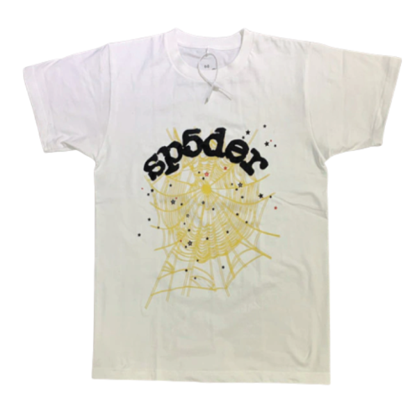 Sp5der 555555 Angel Number T-Shirt White