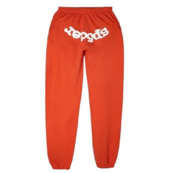 Sp5der Worldwide Red Sweatpants