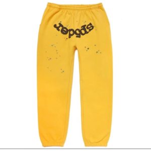 Sp5der Young Thug 555555 Yellow Sweatpant